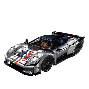 Yiqi <b>Building</b> <b>Blocks</b> Y18004 Horse King F80 Racing Car 57.2cm Mechanical Model Adult Assembly Toy - Product Image 2