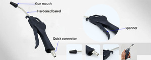 Pistolet à mousse pour lavage auto en acier inoxydable, version courte, avec connecteur à barbillon de 10 mm, outil essentiel pour le nettoyage de voiture - Product Image 4