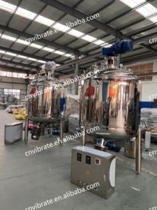 VBJX 300l 500l 5000lステンレス鋼ウィスキーシュガーシロップ電気アジテータ加熱ジャケット保持混合タンク付き - Product Image 4