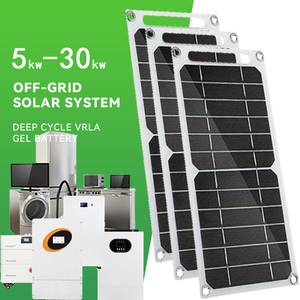 ระบบโซลาร์เซลล์ออลอินวัน 48V 51.2V 200Ah 10kW คลื่นไซน์บริสุทธิ์ พร้อมแบตเตอรี่ลิเธียมไอออน ตัวควบคุม MPPT ครบชุด สำหรับบ้าน ฟาร์ม ปรับแต่งได้ตามต้องการ รุ่นยอดนิยม - Product Image 1