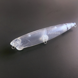 Leurre de pêche <span class=keywords><strong>Realis</strong></span> <span class=keywords><strong>Pencil</strong></span> 100 non peint, corps de leurre flottant, stickbait, 100 mm, 14,3 g, leurre artificiel dur pour brochet, perche - Product Image 2