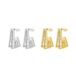 Nuevos pendientes multicapa con patrones retro, pendientes de moda originales y de nicho, una opción de regalo creativa. - Product Image 1