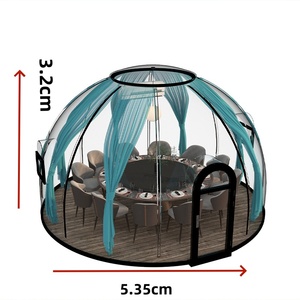 Carpa Domo Transparente de Color Personalizado para Sitios de Glamping Temáticos y una Atmósfera Vibrante de Campamento al Aire Libre - Product Image 5