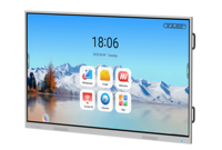 Panneau interactif LED 4K de 65, 75, 86 et 98 pouces et tableau intelligent avec Android et Windows pour l'enseignement en classe, modèles R