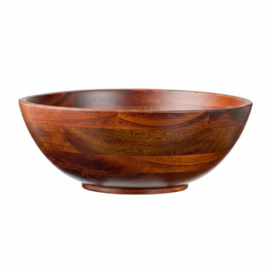 Bol à salade en bois de luxe, bol à soupe design fait à la main de belle qualité, nouveau bol à salade en bois élégant et classique - Product Image 1