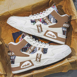 Nuove <span class=keywords><strong>Scarpe</strong></span> da Ginnastica <span class=keywords><strong>Bianche</strong></span> Alte da <span class=keywords><strong>Uomo</strong></span> di Tendenza per l'Estate 2025 Grandi Numeri Traspiranti <span class=keywords><strong>Sportive</strong></span> Casual con Fodera in Rete Stile da Passeggio - Product Image 4