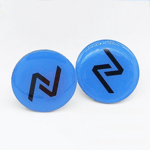 Biểu tượng tùy chỉnh in ấn RFID Mini tag ntag213 NFC sticker 30 mét không thấm nước PVC + Epoxy - Product Image 2