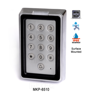 Systèmes de contrôle d'accès autonomes MiTEC IP65 avec clavier tactile et lecteurs de cartes RFID pour les accès aux portes de bureaux et résidentiels