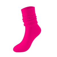 Vente chaude lourd tricoté botte chaussette chaud coton chouchou chaussettes femmes Extra longues Slouch chaussettes pour les filles d'hiver