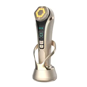Microcurrent Wholesale Home Use Beauty Ems Photon Microcurrent Skin Tightening Rf Radio Frequency Facial Massager Facial Device Rf Machine