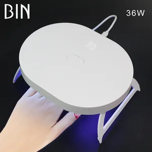 BIN prezzo all'ingrosso 16W MINI UV LED Nail Art Dryer lampada per unghie logo pacchetto Nail lampada