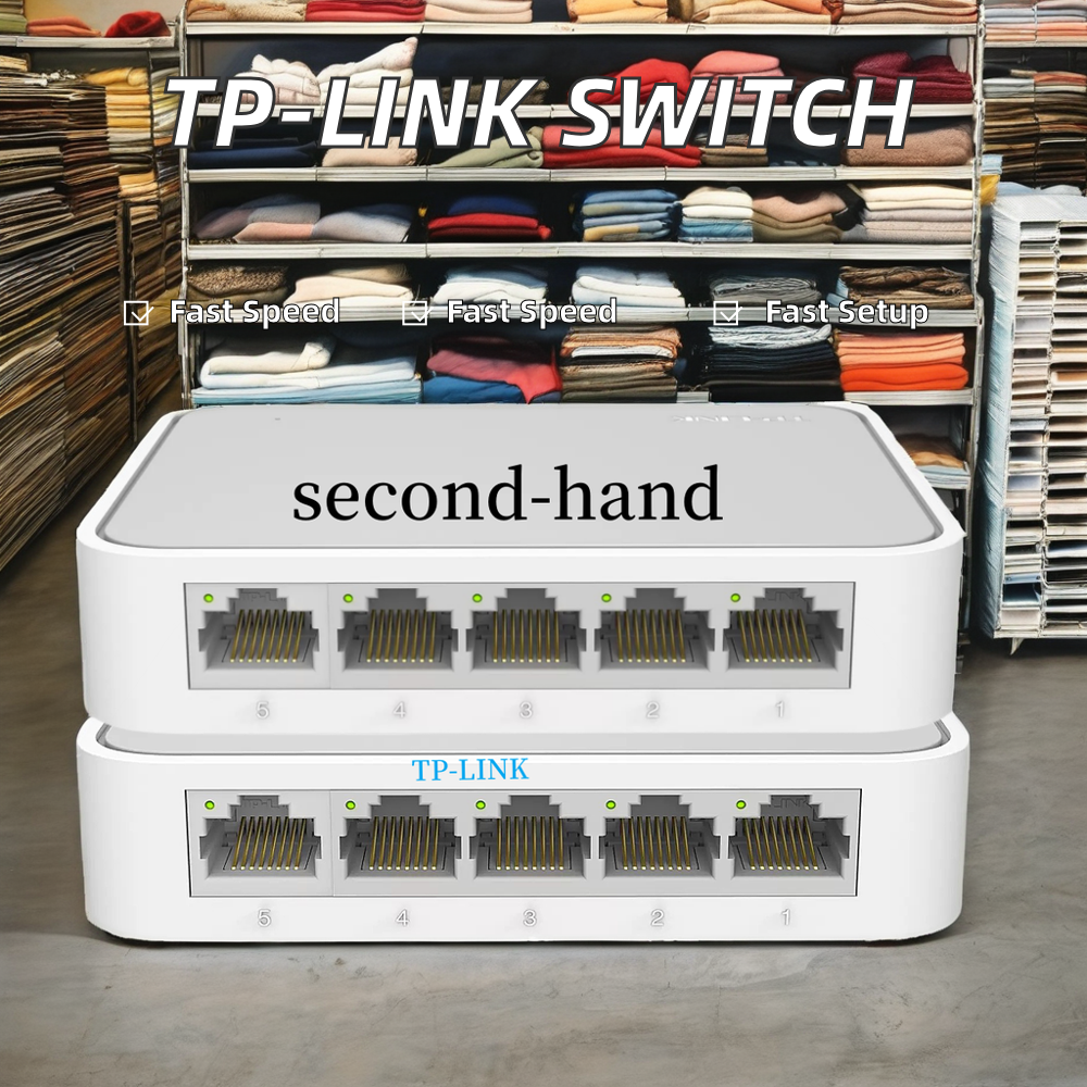 TP-Link 5-Channel 10/100Mbps RJ45 Enterprise-Class Switch CCTV Network Cable Divider POE Industrial Desktop PCs SNMP QoS · image 2