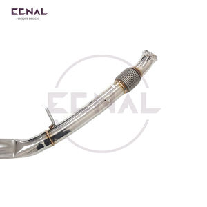 Ecnal pour 2013-2016 BMW F20 <span class=keywords><strong>M135i</strong></span> <span class=keywords><strong>N55</strong></span> 3.0T SS304 Performance Catback Système d'échappement avec soupape Silencieux d'échappement - Product Image 5