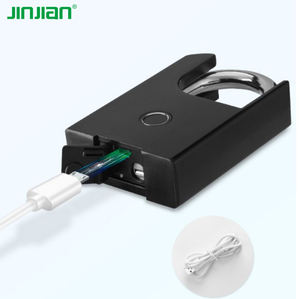 <span class=keywords><strong>Candado</strong></span> Inteligente para <span class=keywords><strong>Bicicleta</strong></span> JINJIAN Modelo 106 con Construcción de Aleación de Acero y Aluminio, Fácil de Transportar para Motocicleta, Almacén, Puerta, Gimnasio - Product Image 1