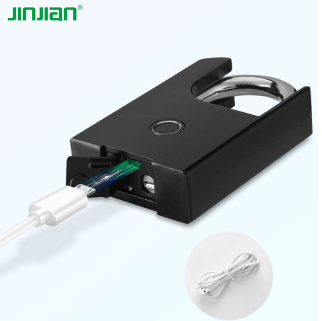 Popular TTL Padlock 100 Fingers APP Control Fingerprint Padlock Biometric Lock for Doors