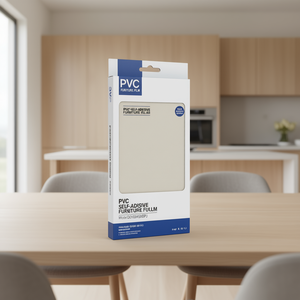 Película Autoadhesiva de PVC para Muebles 196.9x35.4 Pulgadas Blanca Modelo D0100H5XBPJ - Product Image 2