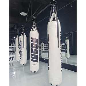 Sac de frappe en cuir lourd AIDONG avec sangles pour l'entraînement de boxe, <span class=keywords><strong>MMA</strong></span>, Muay Thai, kickboxing, arts <span class=keywords><strong>martiaux</strong></span> ou remise en forme - Product Image 5