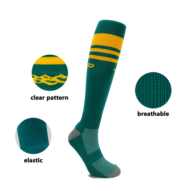 2023 Nylon Custom logo Men Quality Compression Men Soccer Good Elastic Football Socks