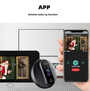 Graffiti Smart elettronica Cat Eye 4K HD schermo visivo remoto campanello sistema di sicurezza per la cattura automatica di vetro casa - Product Image 3