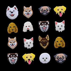 Patchs pour chien à bord de marque à coupe manuelle patchs pour bouledogue à broder au fer pour accessoires de vêtements de bricolage - Product Image 3