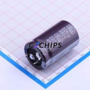 ตัวเก็บประจุแบบอิเล็กโทรไลต์อะลูมิเนียมแบบ Snap-in รุ่น LSG221M2W---2540 ชนิด Through hole (THT) ขนาด D25xL40 มม. 220uF 20% 450V 10 มม. - Product Image 2