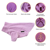 Großhandel Polartec Fleece Hundekleidung Winter Warme Welpen-Pullover für Große Rassen Damen Hundebekleidung Chien Ropa Ropa Style