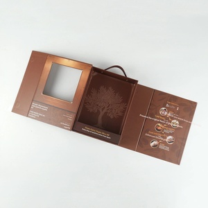 Caja de Regalo Personalizada para Aceite de Oliva con Doble Puerta, Empaque de Cartón Rígido Premium para Marca de Aceite de Té - Product Image 4