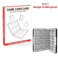 Boîte de rangement magnétique pour cartes de jeu 16-en-1 pour Game Boy Advance, étui pour cartes de jeu GBA