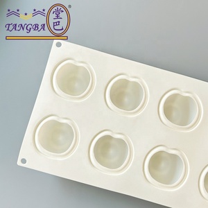 Moule en Silicone 3D Tangba 8 Cerises, Rond, pour Pâtisserie Française, Gâteau aux Fruits, Mousse et Pâtisseries - Product Image 6