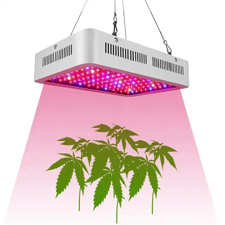 Lâmpada de planta de espectro completo 600W com ventilador LED para cultivo de plantas com efeito de estufa