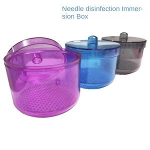 High-Temperature Resistant Plastic Lid Disinfection <b>Box</b> Dental Needle Filter Screen Cleaning Soak Cup Multi-Purpose Oral Hygiene - Product Image 3