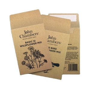 Bán Buôn Tùy Chỉnh In <span class=keywords><strong>Mini</strong></span> Tái Chế Brown Kraft Paper Coin Tem Bộ Phận Nhỏ Hạt Giống Hoa Gói Hạt Giống Tiết Kiệm Phong Bì - Product Image 1