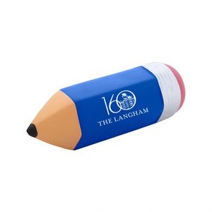 Custom PU Foam Pencil Stress Relief Toy, <b>Squeeze</b> Toy Logo Printing Promotional Gift, Anxiety Relief <b>Ball</b> - Product Image 2