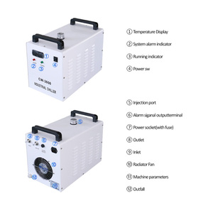 CW-5000 6L 220V 110V 50/60Hz Machine de refroidissement industrielle petit refroidisseur d'eau Laser refroidi à l'eau <span class=keywords><strong>CW5000</strong></span> pour la découpe Laser - Product Image 5