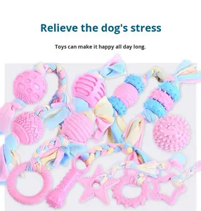 Pet Shop sıcak satış oyuncaklar dayanıklı TPR köpek çiğnemek sopa ve top Pet oyuncak kendini eğlence ve eğitim için - Product Image 3