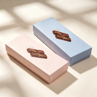 Boîte en papier haut de gamme pour desserts arabes, boîte à gâteaux au chocolat avec compartiments, boîte à emporter pour snacks avec couvercle
