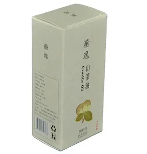Campioni gratuiti fornitore della cina scatole piccole imballaggio piegato personalizzato stampato LOGO carta olio carta bianca imballaggio scatola di carta