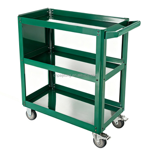 Car Auto Repair Bracket Box Cabinet Multi Layer Storage Service <b>Cart</b> with Side Shelf <b>Tool</b> Cabinet Trolley - Product Image 4