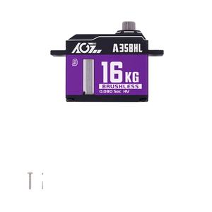 A35BHL 46g 0.08Sec Engrenage Métallique HV Programmable Brushless Mini Digital Expert 1:12 Voiture/Hélicoptère/Bateau RC à l'échelle - Product Image 2