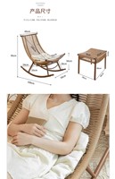 Fauteuil inclinable convertible traditionnel et moderne, structure métallique, revêtement imitation laine, chaise longue extensible, mobilier de maison, chambre, hôtel