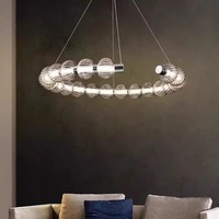 Moderne simple salle à manger lustre personnalité design créatif salle à manger chambre lumière luxe villa salon lustre