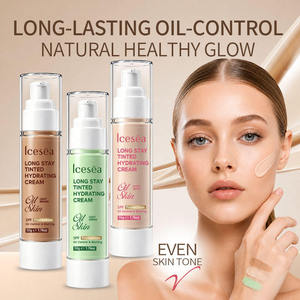 Crème hydratante teintée longue tenue OEM SPF pour peaux grasses, contrôle du sébum, estompe les pores, 3 teintes, crème BB légère 50g - Product Image 2