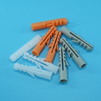 Cheville murale creuse extensible en nylon de type poisson, durable, conforme RoHS, 8*40mm, capacité 10 lb, auto-perceuse