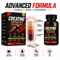 Capsules dures de Bétaïne monohydratée, L-Carnitine et Créatine, très vendues, pour hommes et femmes, complément sportif pour l'entraînement en salle de sport