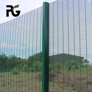 Clôture de sécurité en métal 358 de haute qualité maille de fil de fer barbelé galvanisé trempé à chaud Anti-montée pour les chantiers de construction gares ferroviaires - Product Image 3