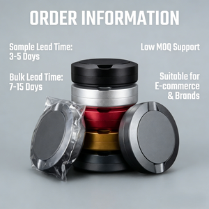 กล่องใส่สนูส์อะลูมิเนียมแบบกำหนดเอง เคลือบผิวด้าน กล่องอะลูมิเนียมใส่สนูส์แบบกำหนดเอง ขายส่งกระป๋องยาสูบพร้อมการตัดอะลูมิเนียมด้วยเครื่อง CNC - Product Image 3