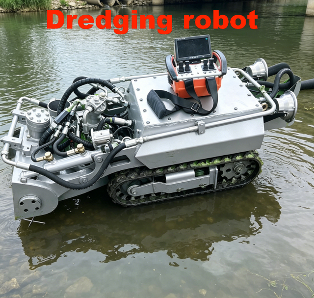 Waterproof Ip68 Small Dredging Robot Underwater Crawler Robot Rov