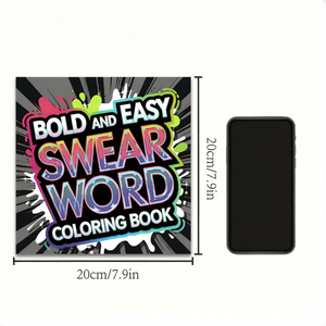 Libro <span class=keywords><strong>da</strong></span> <span class=keywords><strong>colorare</strong></span> per adulti con 24 pagine di immagini divertenti in grigio, rilegatura perfetta, attività antistress e rilassante - Product Image 5