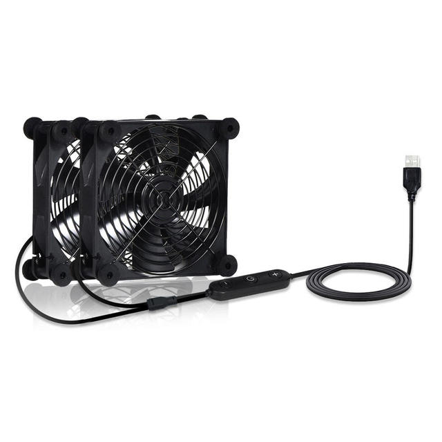 U10D1425TJ-2 140x140x25mm 5V DC Electric Axial Flow Silent High CFM Dual Ball Bearing Plastic OEM/ODM Cooling Fan for Computer