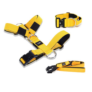 Conjunto de arnés de <span class=keywords><strong>neopreno</strong></span> suave y resistente, Collar táctico acolchado para perro - Product Image 4